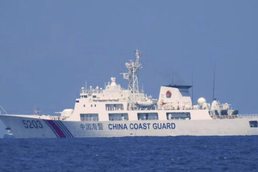 Chinese coast guard sprays Philippine boat with water cannon at disputed region