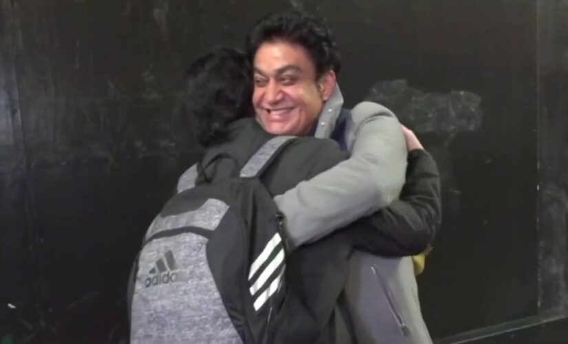 Father-son Afghan refugees reunite in NYC after five years apart, with help from Fox