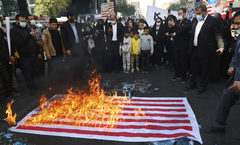 Iranians mark anniversary of 1979 US embassy takeover by chanting ‘Death to America’