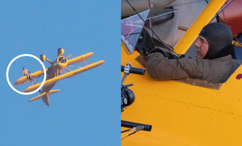 Tom Cruise spotted dangling from airplane wing while filming &apos;Mission: Impossible 8&apos;