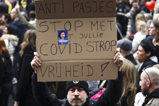 Thousands protest in Belgium against COVID-19
