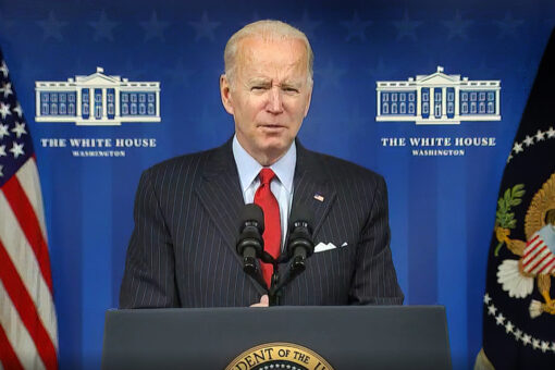 Biden appeared to read ‘end of quote’ from teleprompter but was actually quoting a business leader