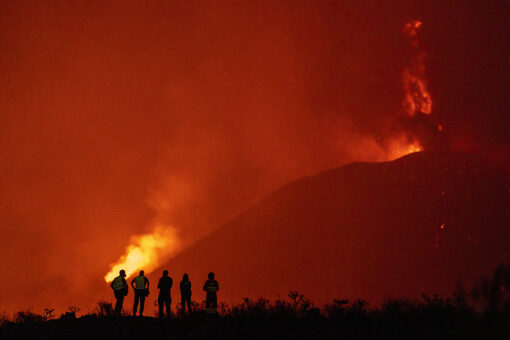 Volcanic eruptions are forcing Spanish islanders to stay inside