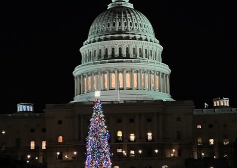 Christmas comes to Capitol Hill, even as omicron makes its way there too