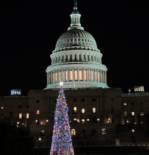 Christmas comes to Capitol Hill, even as omicron makes its way there too