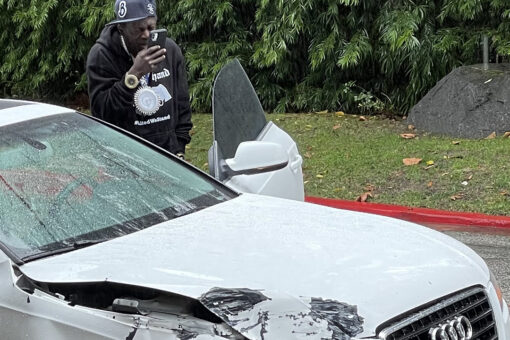 Flavor Flav narrowly escapes death after boulder hits his car while driving: &apos;Grateful to be alive&apos;