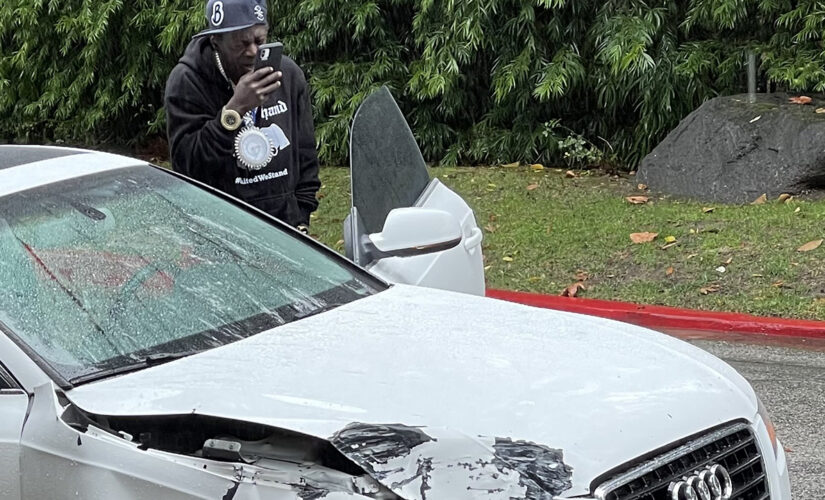 Flavor Flav narrowly escapes death after boulder hits his car while driving: &apos;Grateful to be alive&apos;