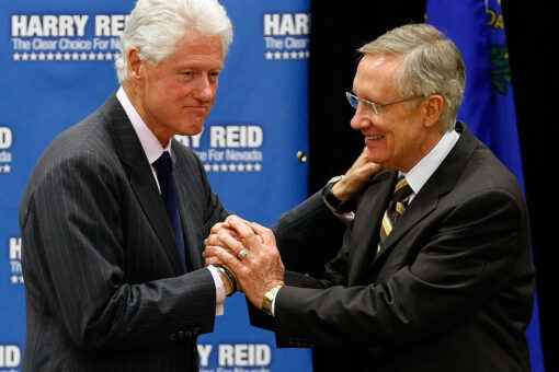 Biden, Clinton and others pay tribute to the late Senate Majority Leader Harry Reid