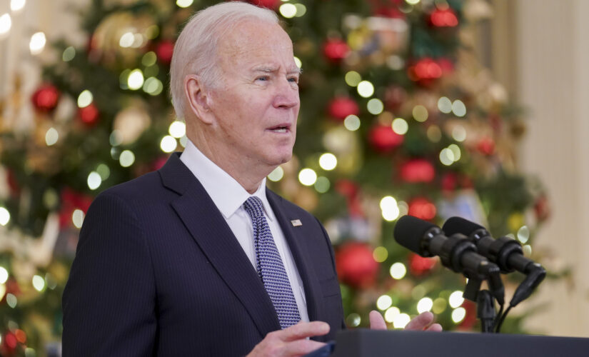 Biden explains coughing, hoarse voice, says grandson gave him a cold