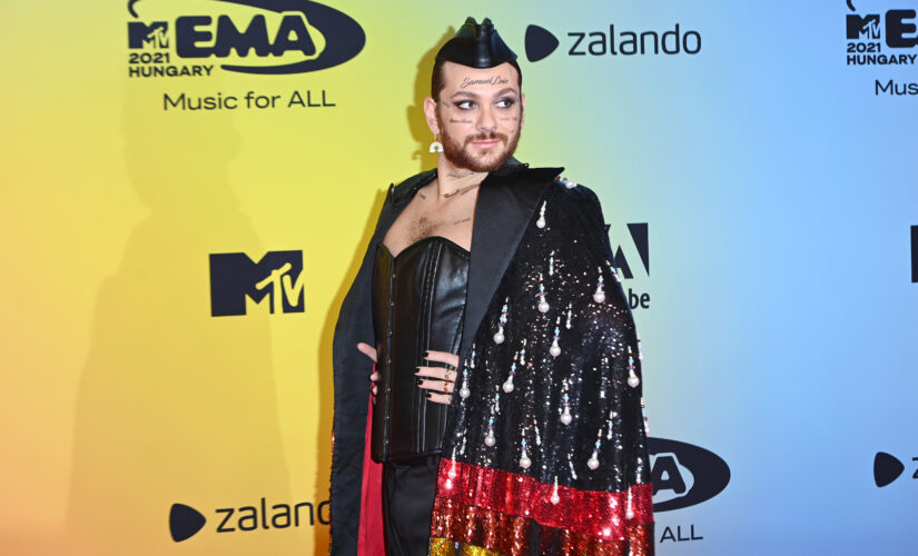 LGBTQ+ goodwill ambassador for EU cross-dresses as bearded Virgin Mary for magazine cover