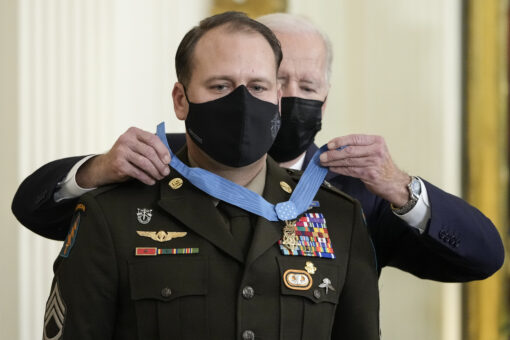 Biden awards Medal of Honor to three veterans of Iraq, Afghanistan