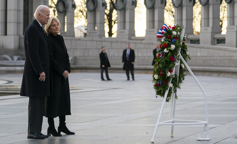 Bidens visit Pearl Harbor memorial, marking 80th anniversary of attack