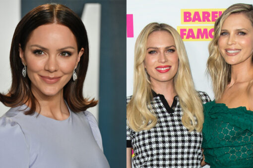 Katharine McPhee&apos;s bikini photo critics fended off by her stepdaughters Erin and Sara Foster