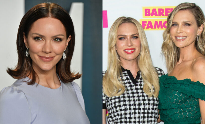 Katharine McPhee&apos;s bikini photo critics fended off by her stepdaughters Erin and Sara Foster