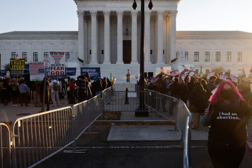 Protesters allegedly take abortion pills outside Supreme Court ahead of blockbuster case