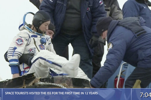 Japan’s space tourists return to Earth after 12-day visit
