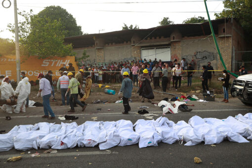 Mexico truck crash: 53 dead, as many as 200 migrants on board