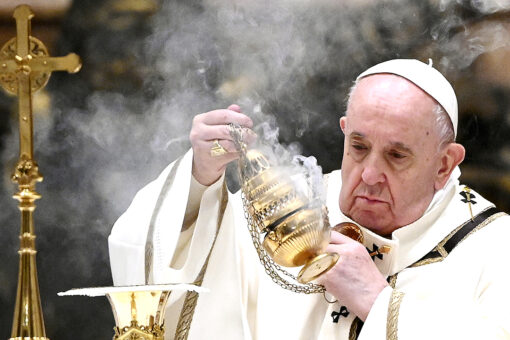 Pope Francis celebrates Christmas Eve Mass as virus surges in Italy