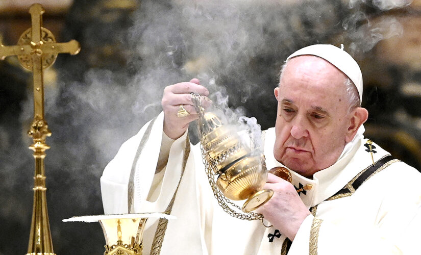 Pope Francis celebrates Christmas Eve Mass as virus surges in Italy