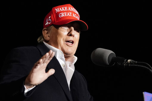 Trump delivers what sounds like a 2024 stump speech at his first rally of 2022
