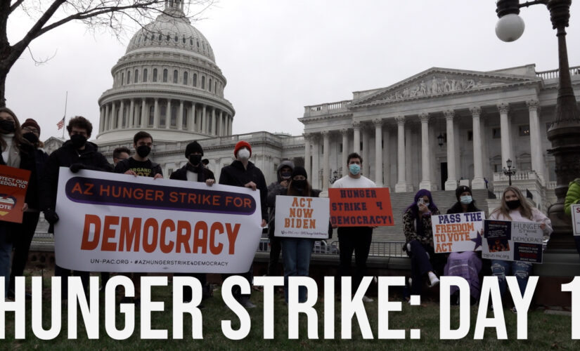 HUNGER STRIKE DAY 1: Indefinite strike for voting rights legislation begins despite no clear path forward