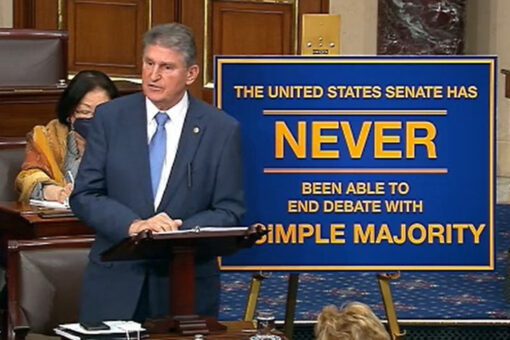 Manchin accuses fellow Dems of taking ‘easy way out’ with filibuster nuclear option vote