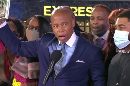 Eric Adams sworn in as New York City mayor after ball drop
