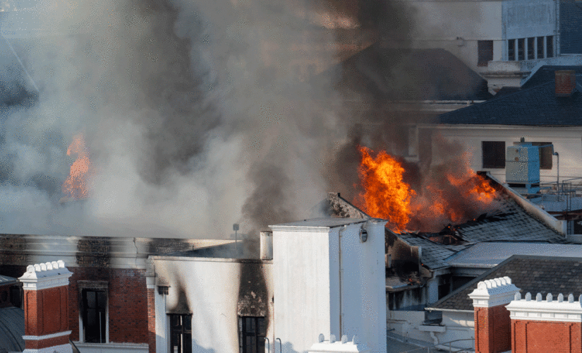 Devastating fire rips through South Africa’s Parliament complex