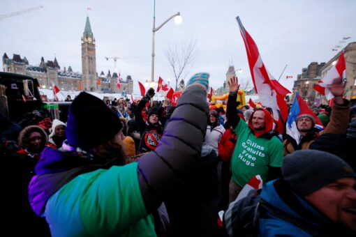 Canadian Freedom Convoy: Ottawa police say protesters’ actions prompted horse-mounted cops to trample truckers