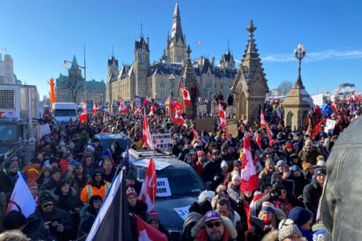 Canadian man drives SUV through group of Freedom Convoy protesters, injuring 4
