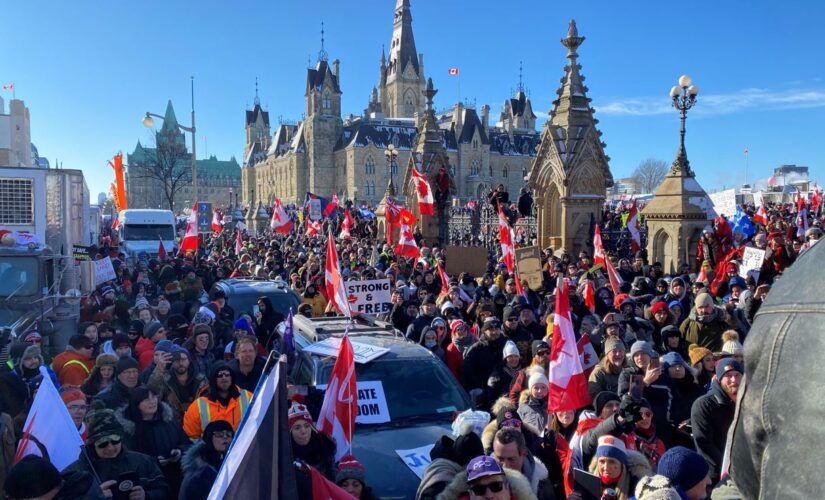 Canadian man drives SUV through group of Freedom Convoy protesters, injuring 4