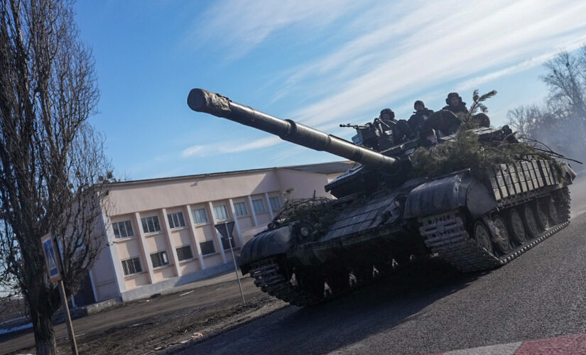 Ukraine invasion: Video purportedly shows tank running over moving car