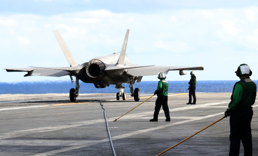 Video shows Navy jet crashing onto deck of USS Carl Vinson in South China Sea