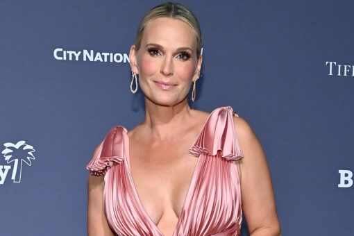 Molly Sims, 48, rocks a string bikini while out in the snow: ‘Ski week I’m coming for you’