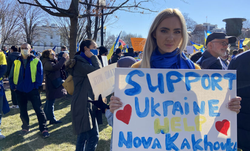 Thousands supporting Ukraine rally in Washington, DC, urge US to help more