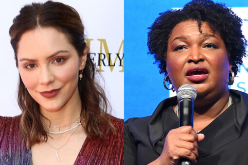 Katharine McPhee slams Stacey Abrams for maskless classroom photo: ‘The hypocrisy continues’