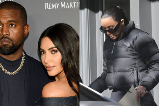 Kim Kardashian seen for first time following heated public exchanges with Kanye West