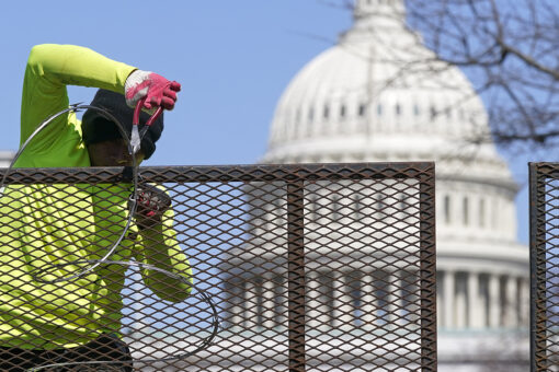 Capitol fence to be reinstalled ahead of Biden’s State of the Union address