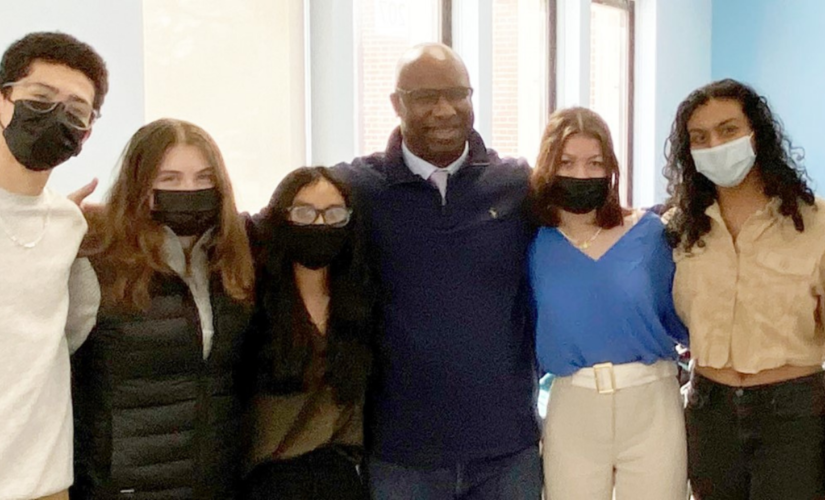 Democratic Rep. Jamaal Bowman caught maskless in New York high school with masked students