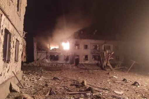 Ukrainian town shows significant damage after shelling