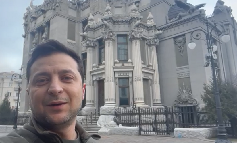 Ukrainian President Zelenskyy addresses nation after new dawn rises in Kyiv: ‘I’m here’