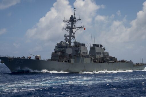 US Navy destroyer passes through Taiwan Strait; China calls move ‘provocative’