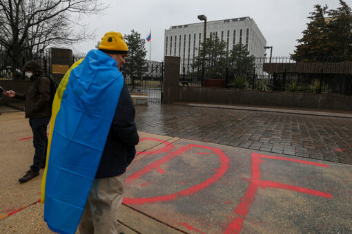 Russia complains to US and Canada about Ukraine protests near embassies