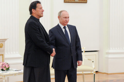 Putin hosts Pakistan prime minister amid Russia’s Ukraine invasion