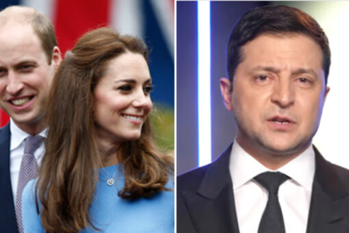Ukraine President Zelenskyy applauded by Prince William, Kate Middleton