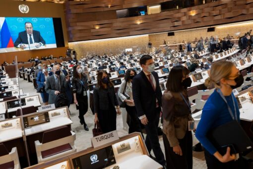 UN diplomats file out of meetings in Geneva as Russia defends invasion: WATCH VIDEO