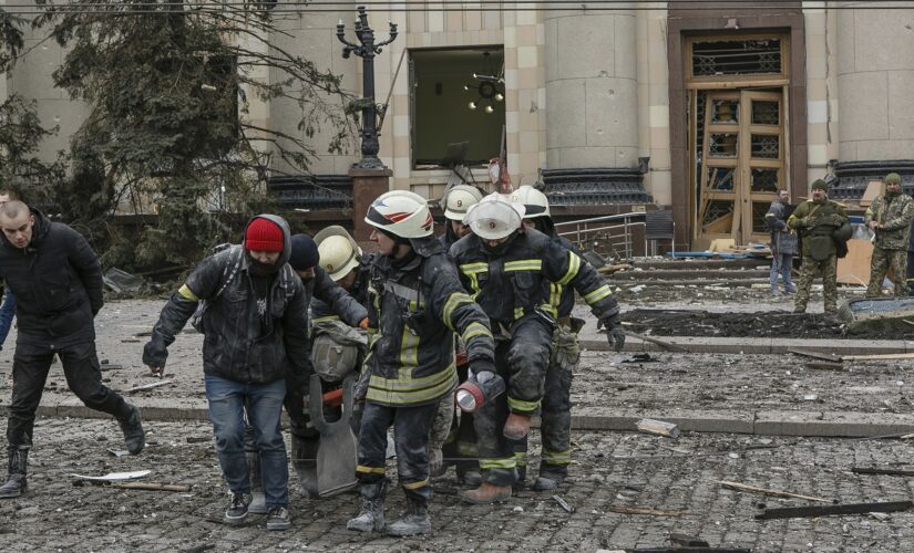 Russian forces continue hammering major Ukrainian cities on seventh day of battling