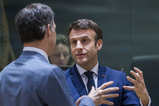 France’s Macron warns against escalation after Biden says Putin ‘cannot remain in power’