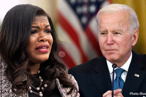 Cori Bush sends message to Biden with State of the Union outfit