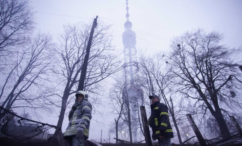 Russian military strikes hit area near Kyiv TV tower, at least five killed, officials say